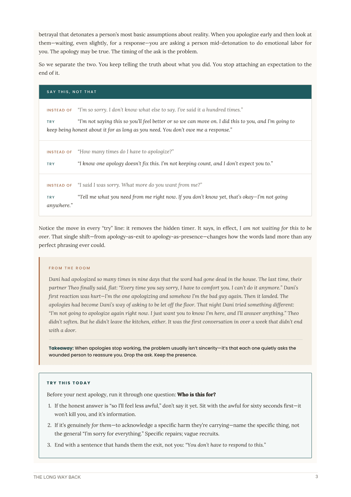 Real screenshot of a practical exercise page.